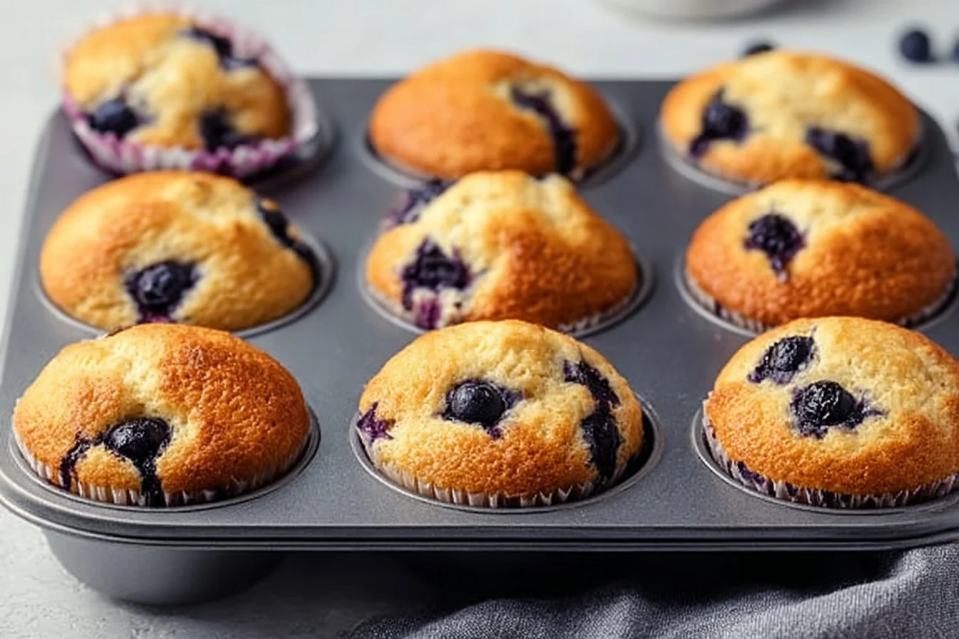 Hearty Blueberry Protein Muffins